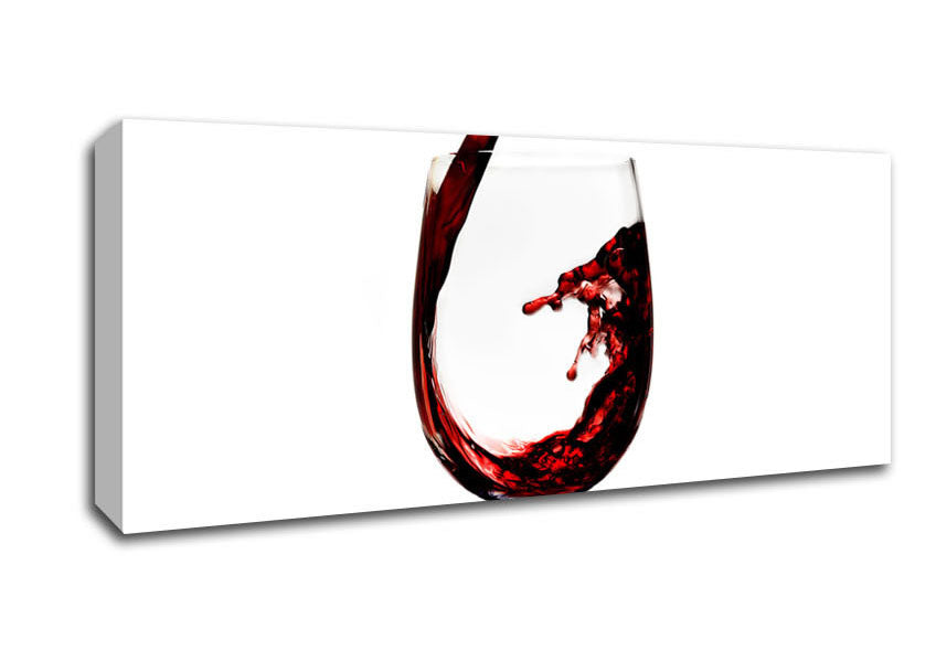 Picture of Pouring Red Wine Panoramic Canvas Wall Art