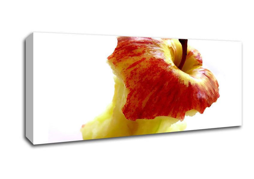 Picture of The Core Of An Apple Panoramic Canvas Wall Art