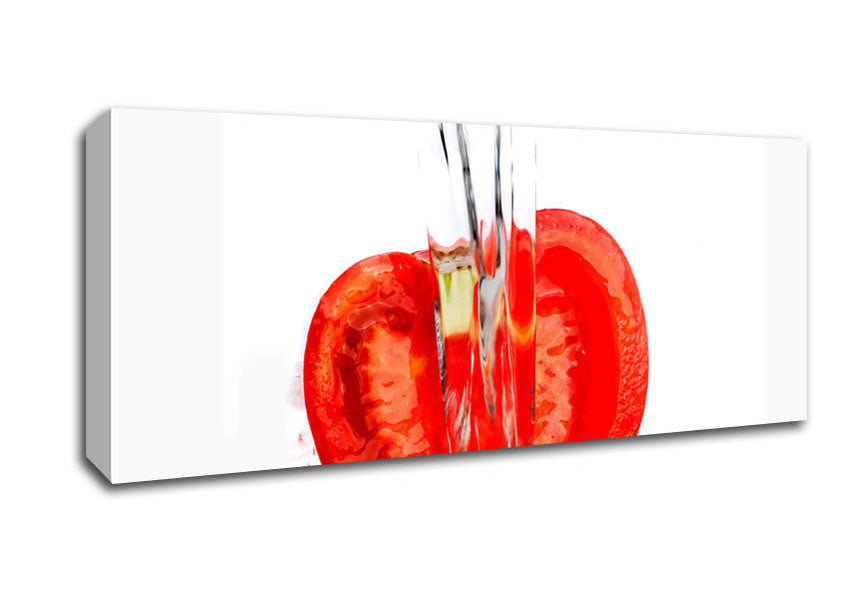Picture of Tomato Waterfall Panoramic Canvas Wall Art