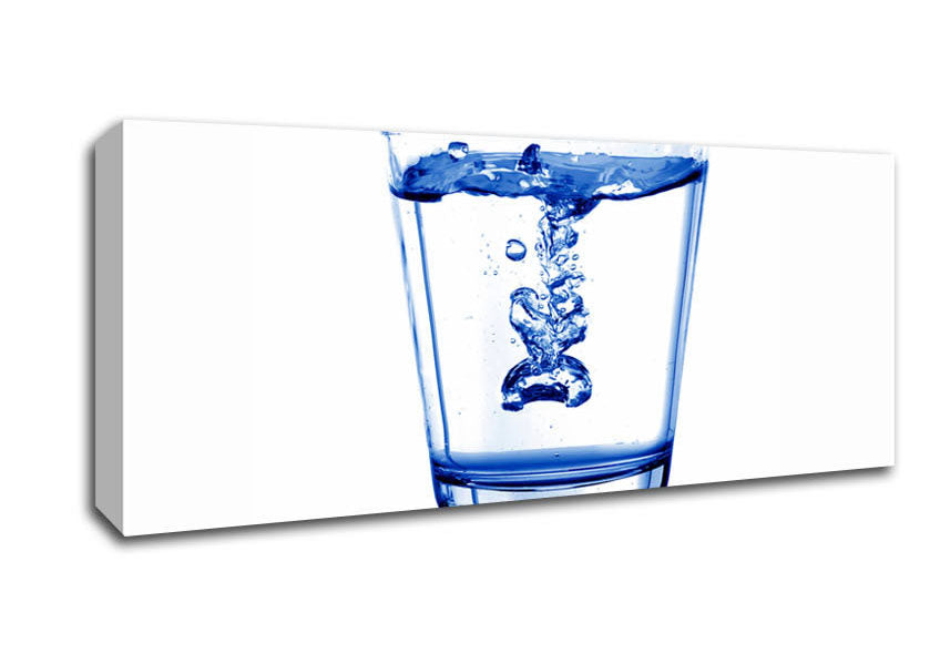 Picture of Water Glass Panoramic Canvas Wall Art