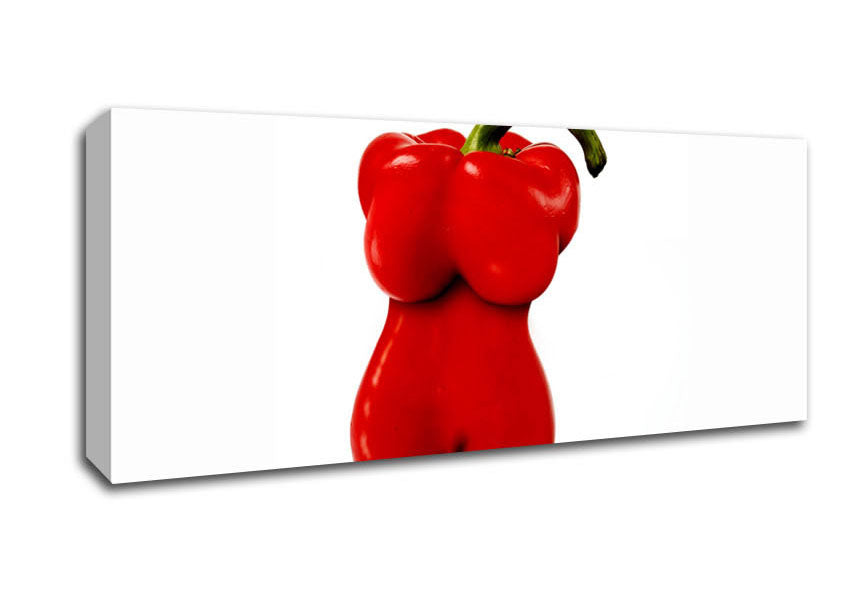 Picture of Red Hot Pepper Panoramic Canvas Wall Art