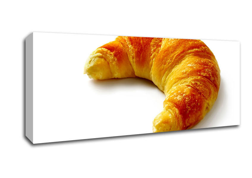 Picture of Croissant Delight Panoramic Canvas Wall Art