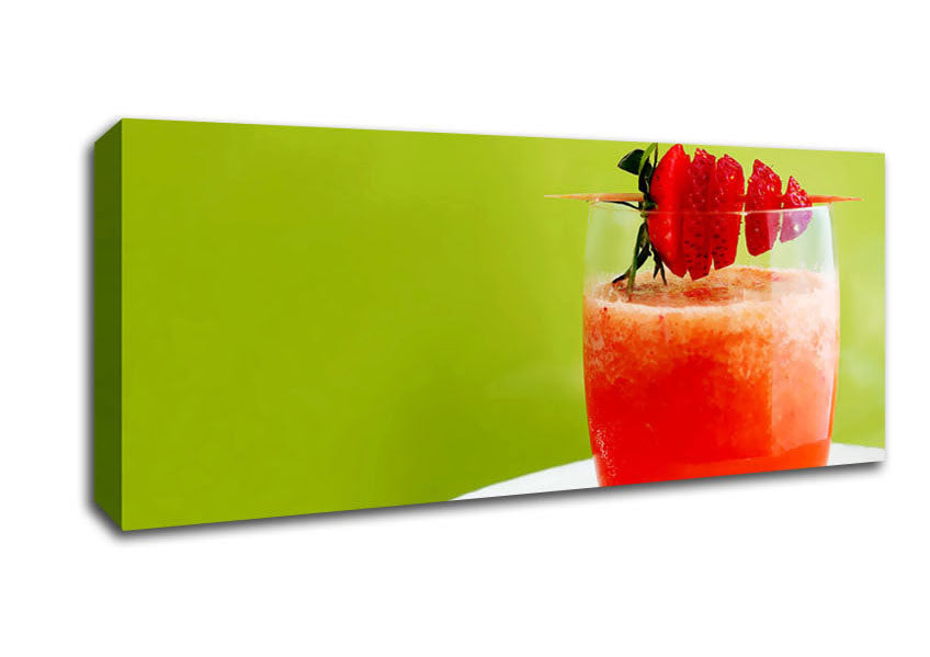 Picture of Strawberry Dakari Panoramic Canvas Wall Art