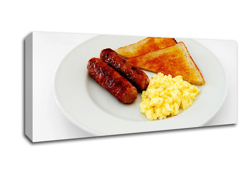 Picture of Scrambled Egg Panoramic Canvas Wall Art
