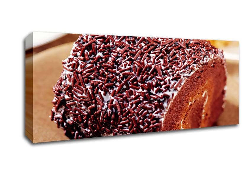 Picture of Chocolate Roll Panoramic Canvas Wall Art