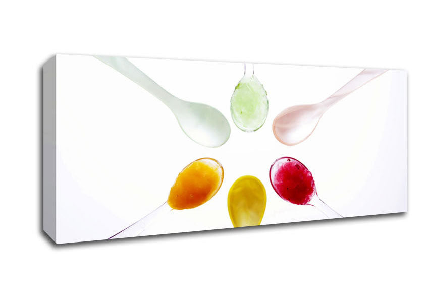 Picture of Sorbet Choice Panoramic Canvas Wall Art