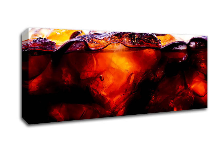 Picture of Cola Fizz Panoramic Canvas Wall Art