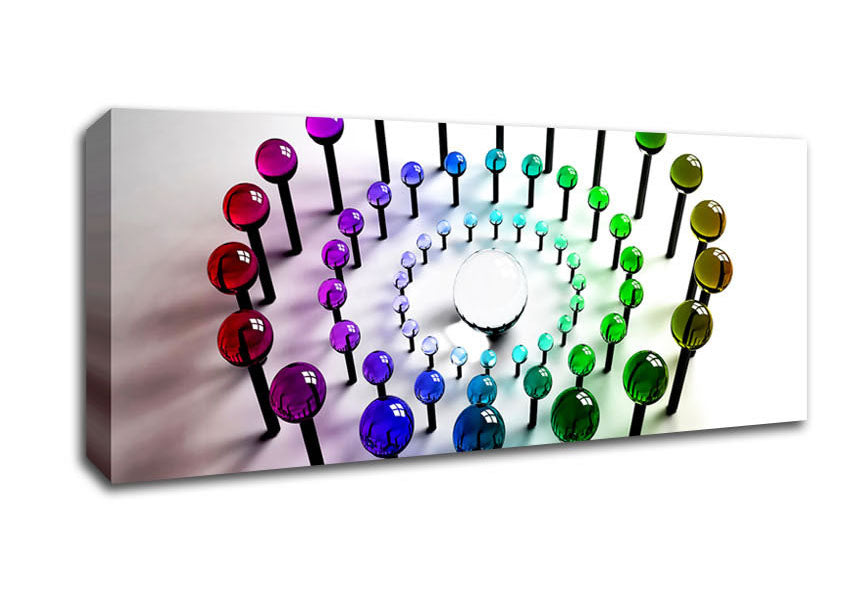 Picture of Lollypops Panoramic Canvas Wall Art