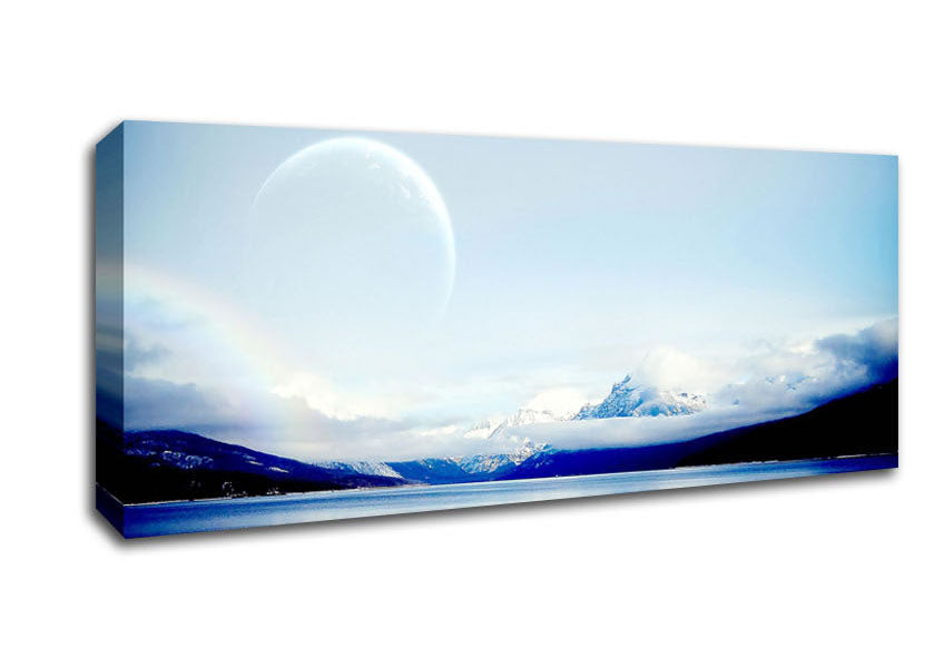 Picture of Planet Landscape Panoramic Canvas Wall Art