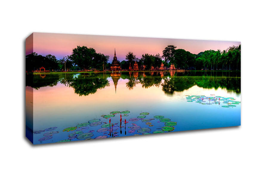 Picture of Sukhothai Historical Park Thailand Panoramic Canvas Wall Art