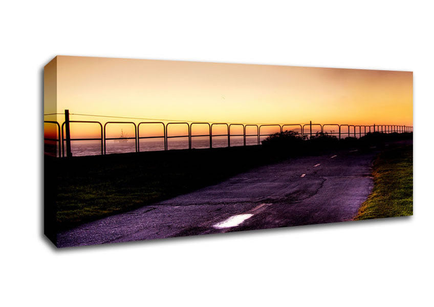 Picture of The Oceans Boardwalk Panoramic Canvas Wall Art
