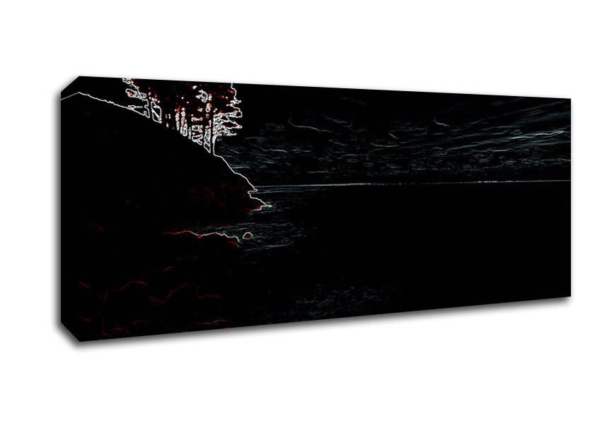 Picture of Tree On The Hill Panoramic Canvas Wall Art