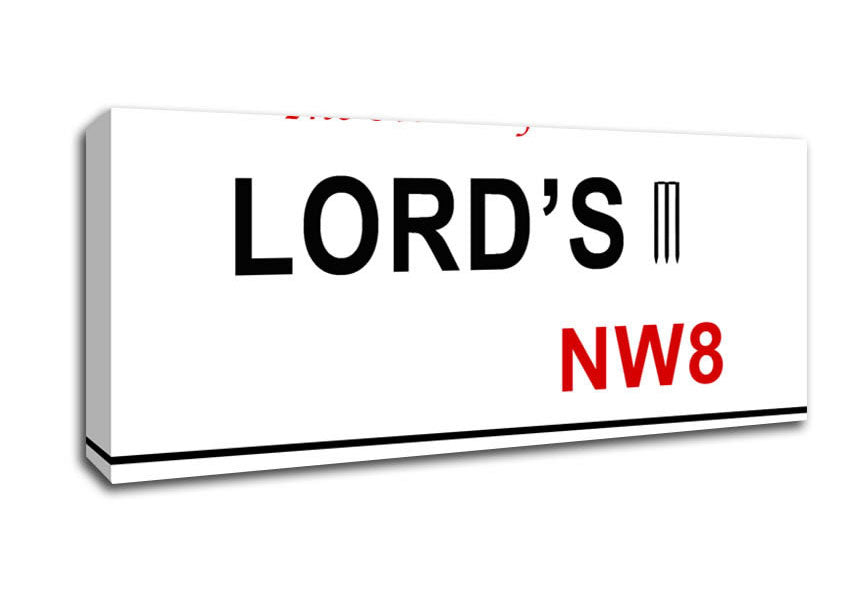 Picture of Lords Signs Panoramic Canvas Wall Art