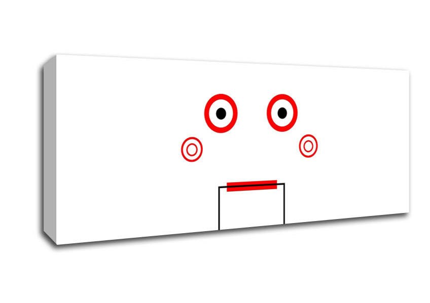 Picture of Saw Puppet Background Panoramic Canvas Wall Art