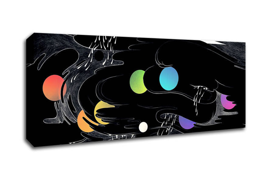 Picture of Rain Chakra Panoramic Canvas Wall Art