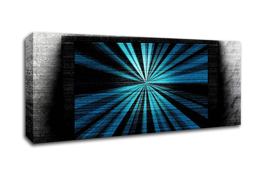 Picture of Tv Noise Panoramic Canvas Wall Art
