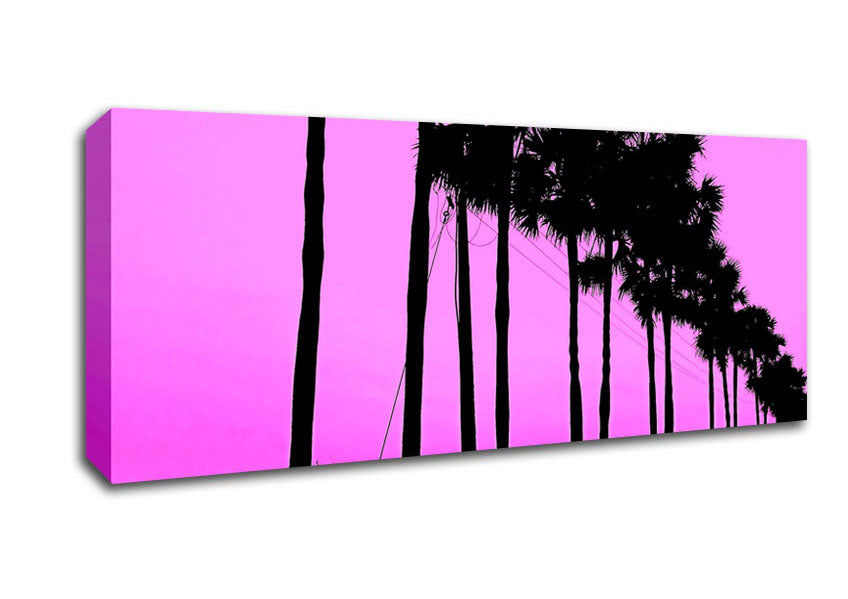 Picture of Cute Trees Panoramic Canvas Wall Art