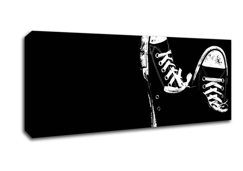 Picture of Sneakers 2 Panoramic Canvas Wall Art
