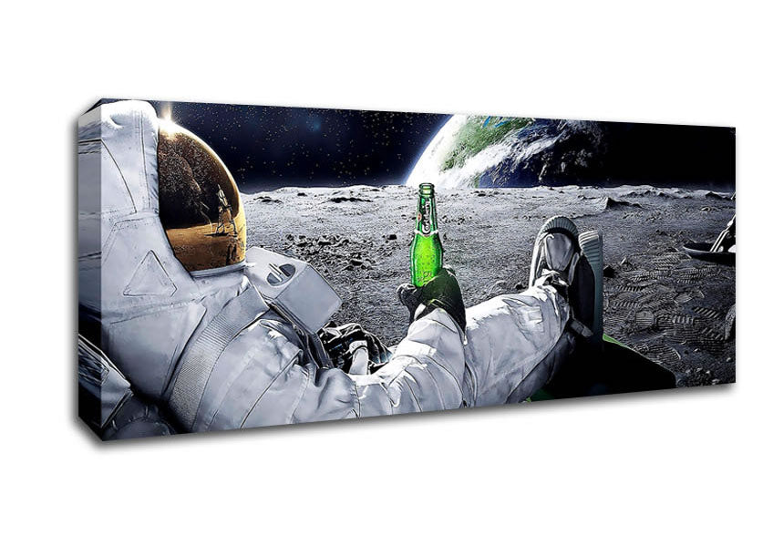 Picture of Moon Drink Panoramic Canvas Wall Art