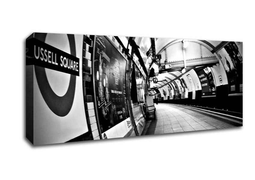 Picture of Russell Square Station London Panoramic Canvas Wall Art