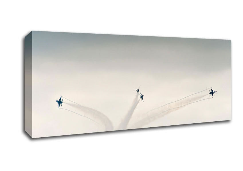 Picture of Thunderbirds Panoramic Canvas Wall Art
