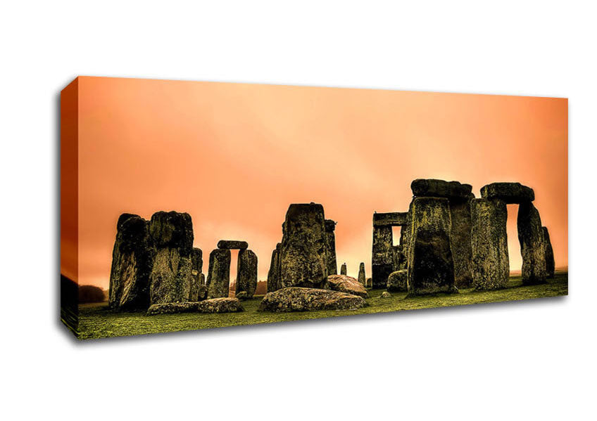 Picture of Stonehenge United Kingdom Panoramic Canvas Wall Art