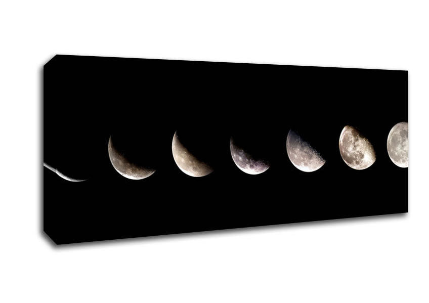 Picture of Moon Sequence Panoramic Canvas Wall Art