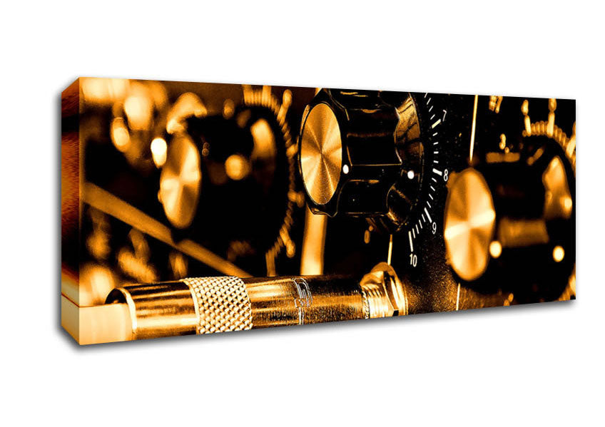 Picture of Controls Panoramic Canvas Wall Art