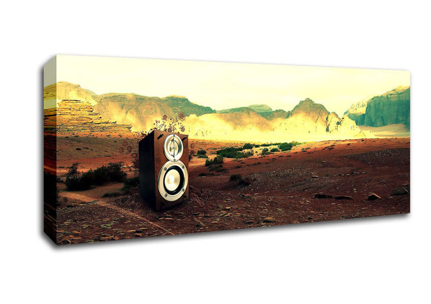Picture of Speaker Art Panoramic Canvas Wall Art