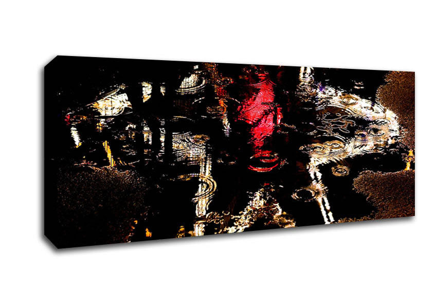 Picture of Rainy Night Panoramic Canvas Wall Art