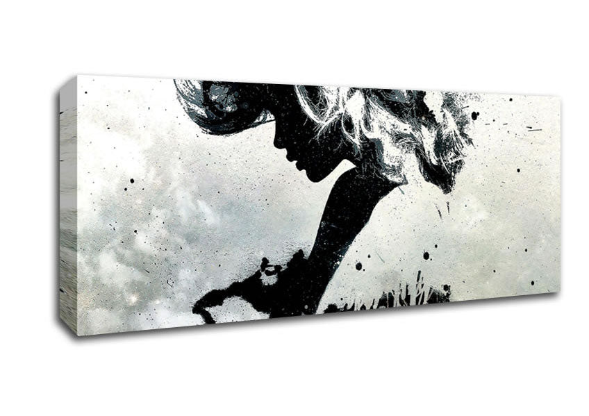 Picture of Dream Girl Panoramic Canvas Wall Art