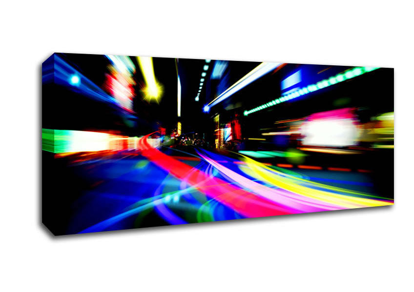 Picture of The Speed Of Light Panoramic Canvas Wall Art