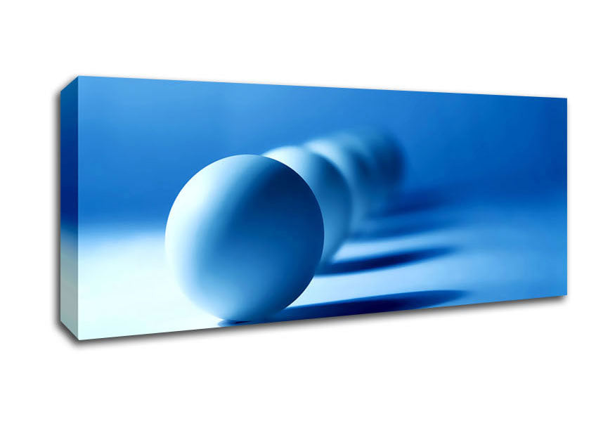 Picture of White Marbels Panoramic Canvas Wall Art