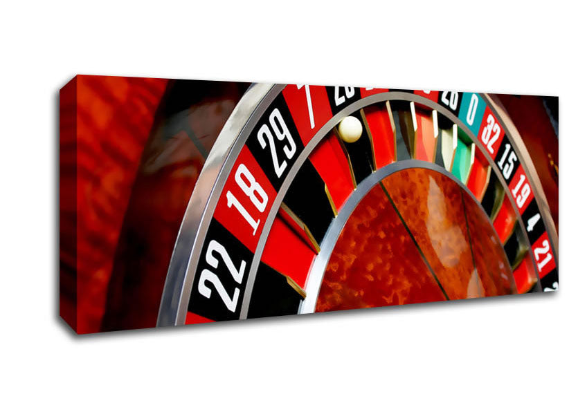 Picture of Roulette Panoramic Canvas Wall Art