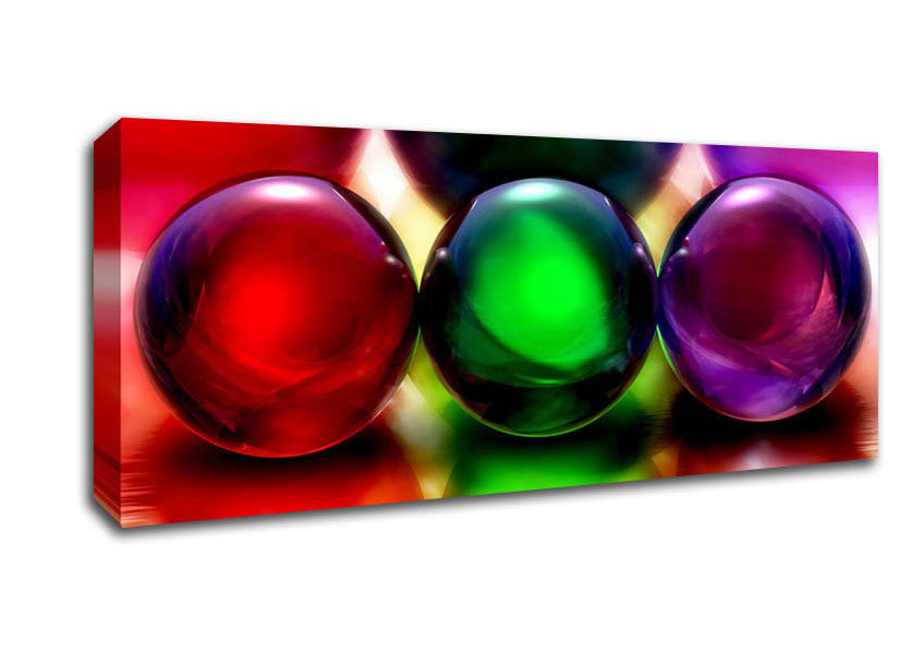 Picture of Marbel Trio Panoramic Canvas Wall Art