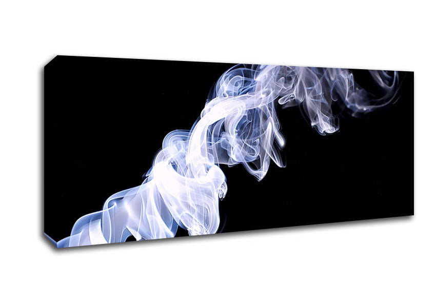Picture of Smoke Swirl Panoramic Canvas Wall Art