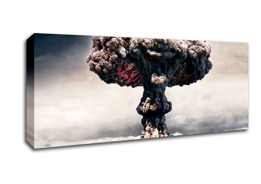 Picture of The Atom Bomb Blast Panoramic Canvas Wall Art