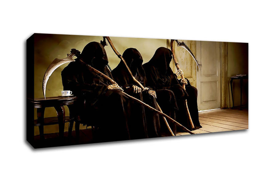Picture of The Grim Reapers Panoramic Canvas Wall Art