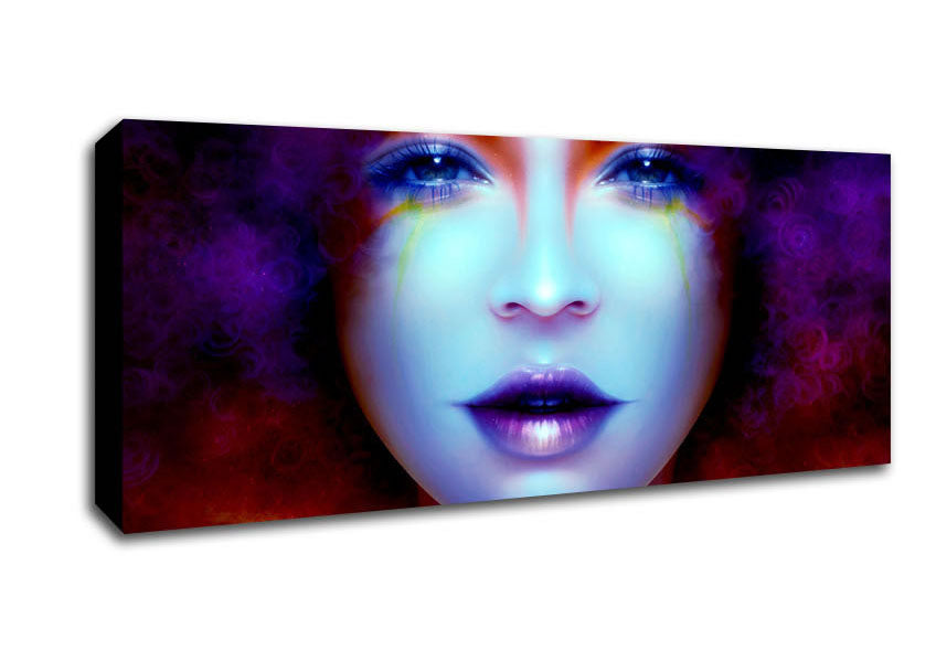 Picture of Purple Beauty Panoramic Canvas Wall Art