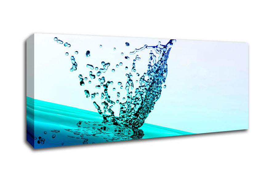 Picture of Diamond Splash Panoramic Canvas Wall Art