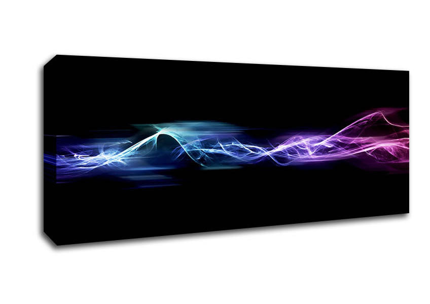 Picture of Vibrant Smoke Trails Panoramic Canvas Wall Art