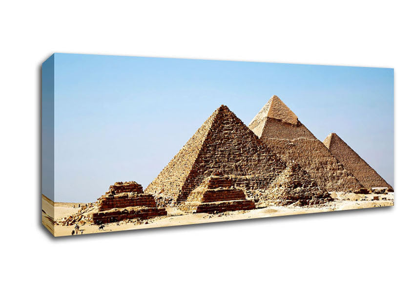 Picture of Pyramid Wonder Panoramic Canvas Wall Art