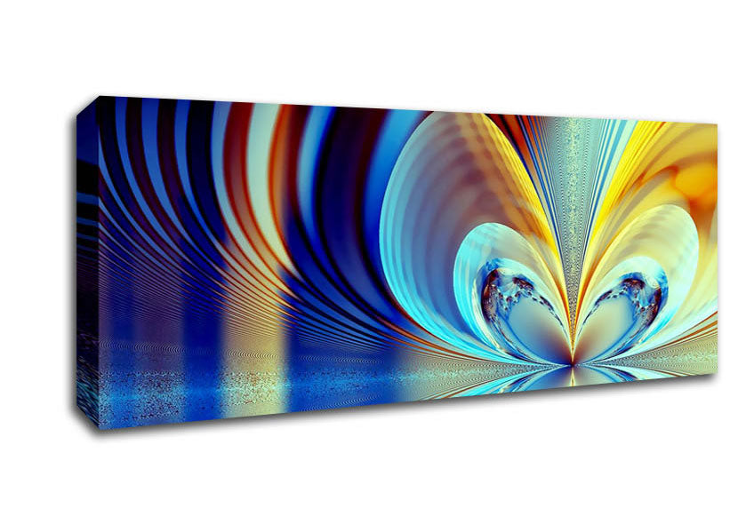 Picture of Psychedelic Colours Panoramic Canvas Wall Art