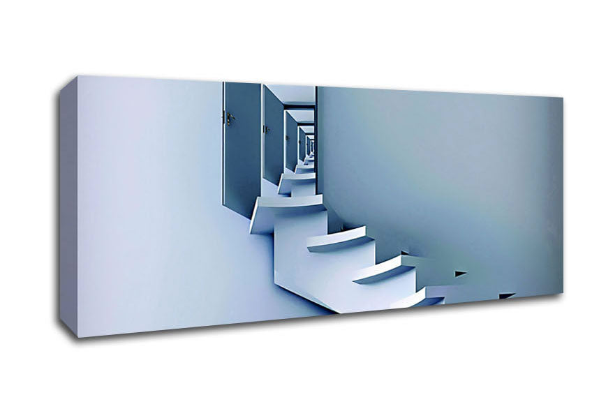 Picture of Stairway To Heaven Panoramic Canvas Wall Art