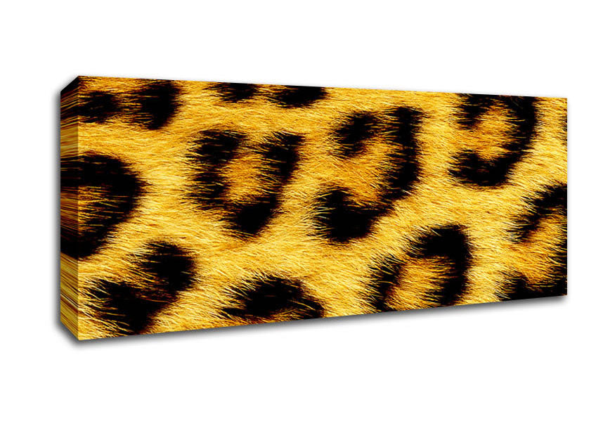 Picture of Leopard Print Panoramic Canvas Wall Art