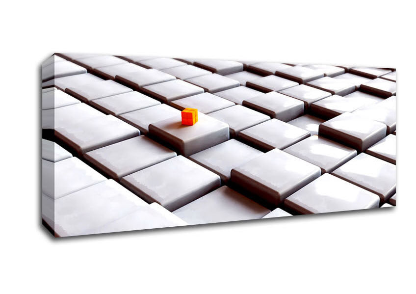 Picture of Square Root Of Orange Panoramic Canvas Wall Art