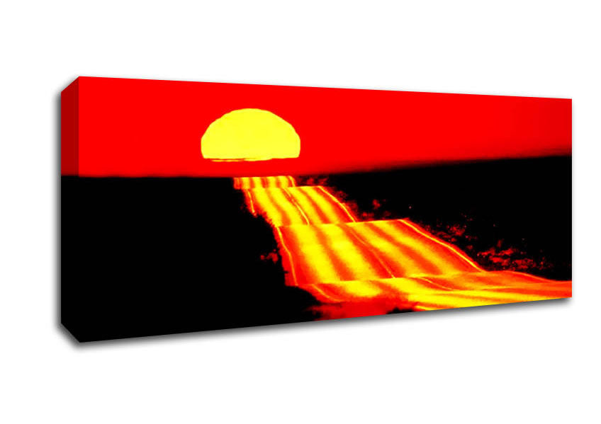 Picture of The Road To The Sun Panoramic Canvas Wall Art