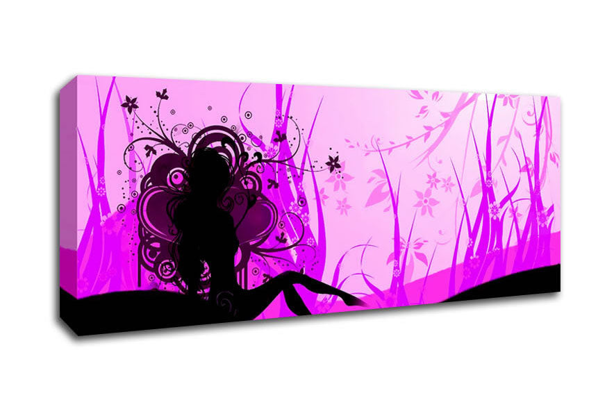 Picture of The Pink Lady Panoramic Canvas Wall Art