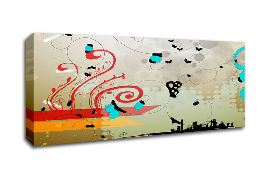 Picture of Magical Island Panoramic Canvas Wall Art