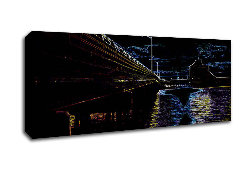 Picture of Water Front Panoramic Canvas Wall Art